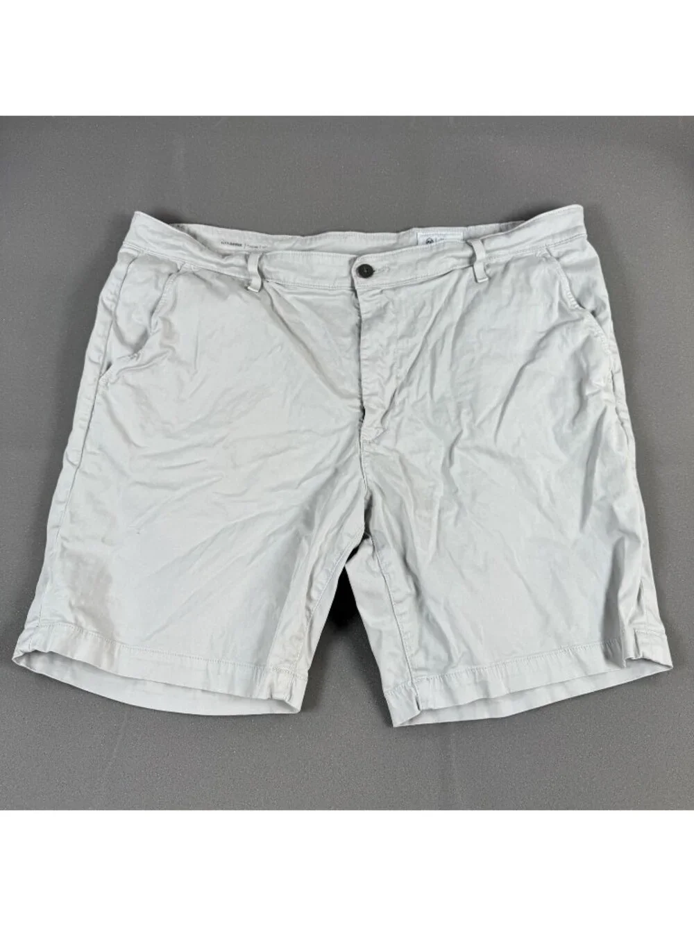 AG Adriano Goldschmied Shorts Mens Size 40 Gray Wanderer Trouser Chino Stretch